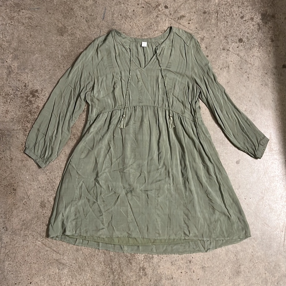 Sage Green Dress from Old Navy, Size L